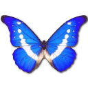 Morpho Helena Sticker