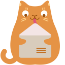 Cat Mail Sticker