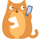 Cat Phone Sticker