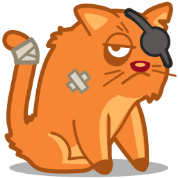 Cat Pirate Sticker