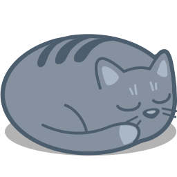 Cat Sleep Sticker