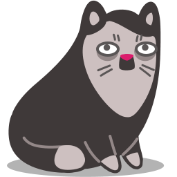 Cat Moustache Sticker