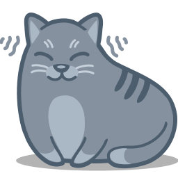 Cat Purr Sticker