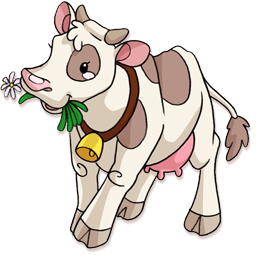 Cow Sticker