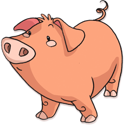 Pig Sticker