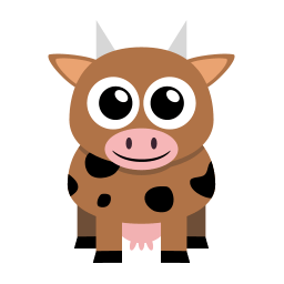 Cow Sticker