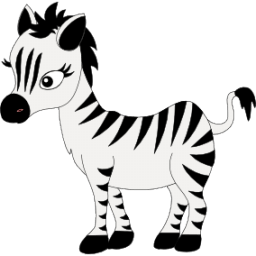 Zebra Sticker