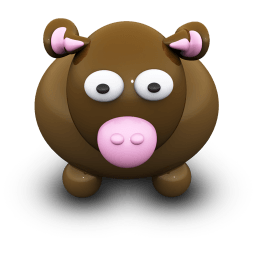 Browncow Sticker