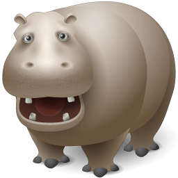 Hippopotamus Sticker