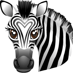 Zebra Sticker