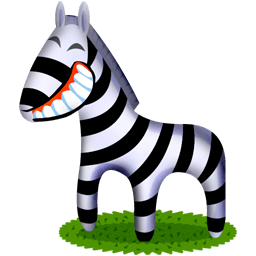 Zebra Sticker