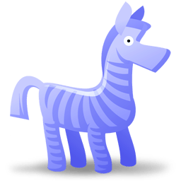 Zebra Sticker