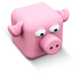 Piggy Sticker