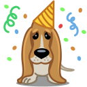 Dog Birthday Sticker