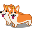 Dog Corgi Sticker