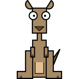 Kangaroo Sticker