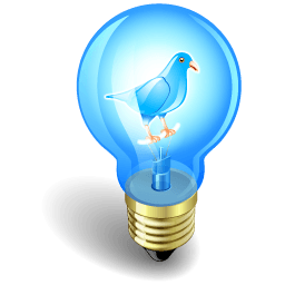 Twitter Bulb Sticker