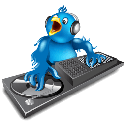 Twitter Dj Sticker