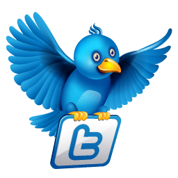 Twitter Flying Sticker