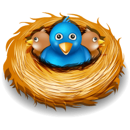 Twitter Nest Sticker