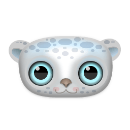 Snow Leopard Sticker