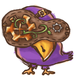 Steampunk Bird Sticker