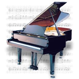 Music Piano Sticker