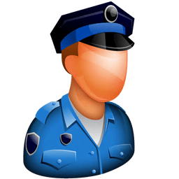 Policeman Sticker