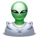 Alien Male Sticker