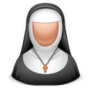 Nun Women Sticker