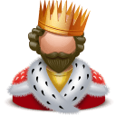 Royal King Sticker