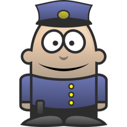 Policeman Sticker