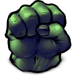 Hulk Fist Sticker