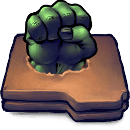 Hulk Fist Folder Sticker