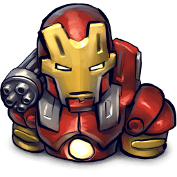 Iron Man Red Suit Sticker