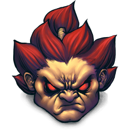 Street Fighter Akuma Sticker