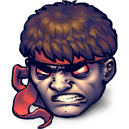 Street Fighter Dark Hadou Sticker