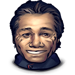 Captain Adama Sticker