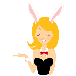 Girl Bunny Share Sticker