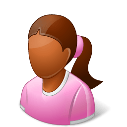 Age Child Female Dark Sticker