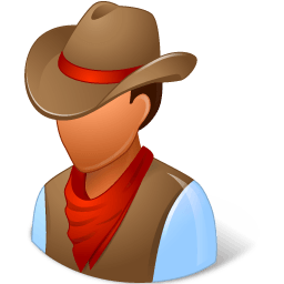 Historical Cowboy Sticker