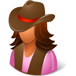 Historical Cowgirl Sticker