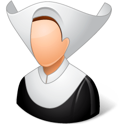 Religions Catholic Nun Sticker