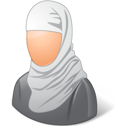 Religions Muslim Female Sticker