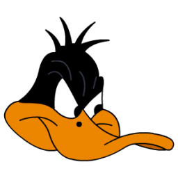 Daffy Duck Angry Sticker