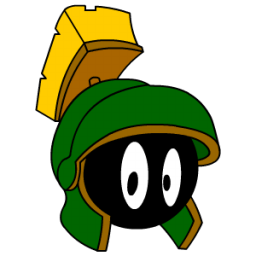 Marvin Martian Sticker