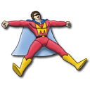 Mighty Man Sticker