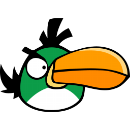 Angry Bird Green Sticker