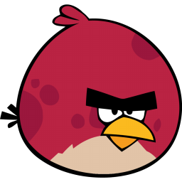 Angry Bird Red Sticker