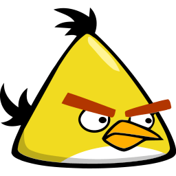 Angry Bird Yellow Sticker
